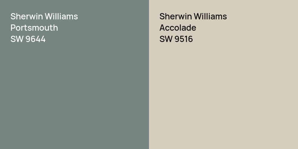 Sherwin Williams Portsmouth vs. Sherwin Williams Accolade