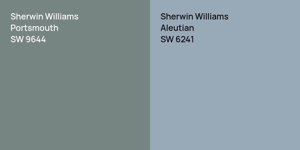 Sherwin Williams Portsmouth vs. Sherwin Williams Aleutian