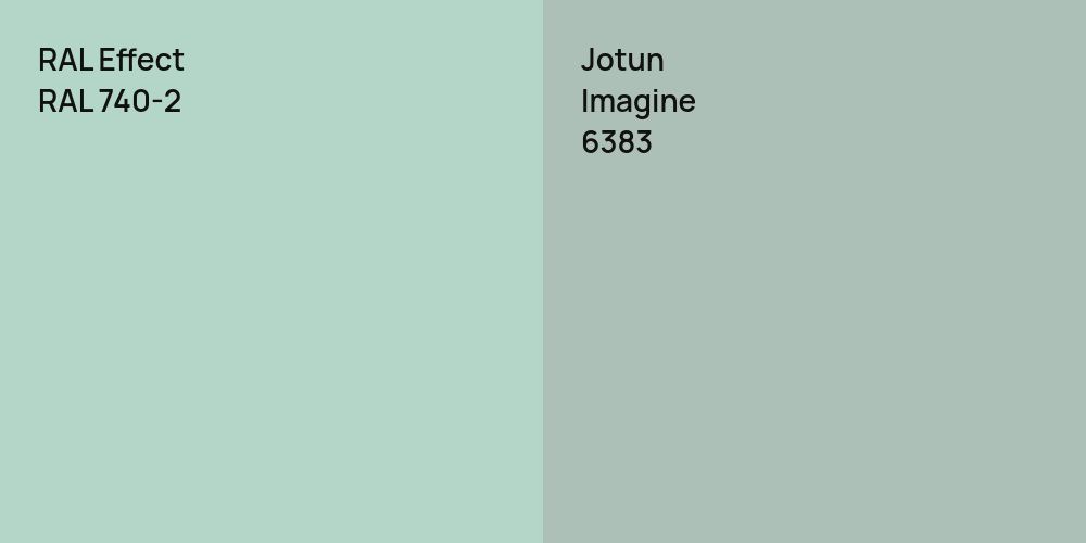 RAL Effect RAL 740-2 vs. Jotun Imagine