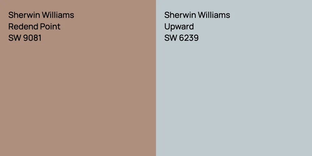 Sherwin Williams Redend Point vs. Sherwin Williams Upward