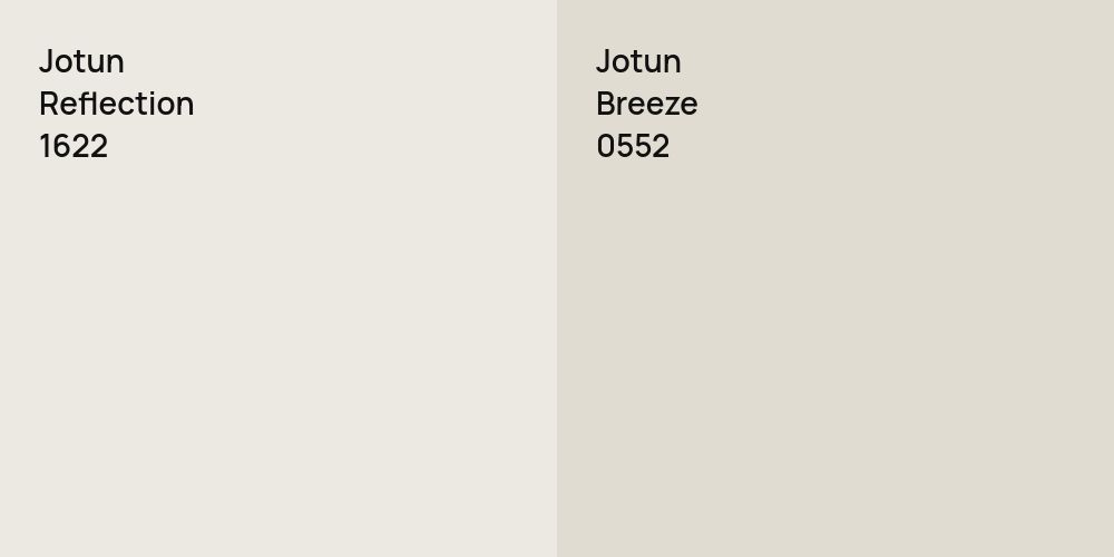 Jotun Reflection vs. Jotun Breeze