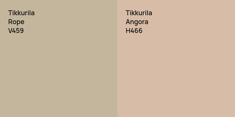 Tikkurila Rope vs. Tikkurila Angora