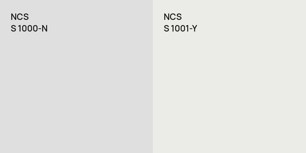 NCS S 1000-N vs. NCS S 1001-Y