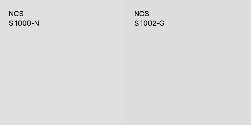 NCS S 1000-N vs. NCS S 1002-G