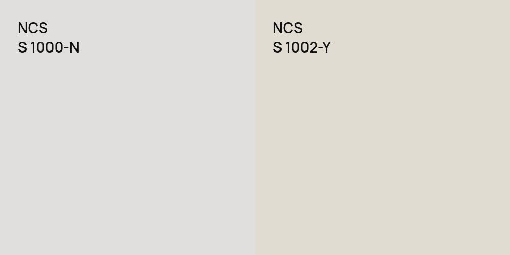 NCS S 1000-N vs. NCS S 1002-Y