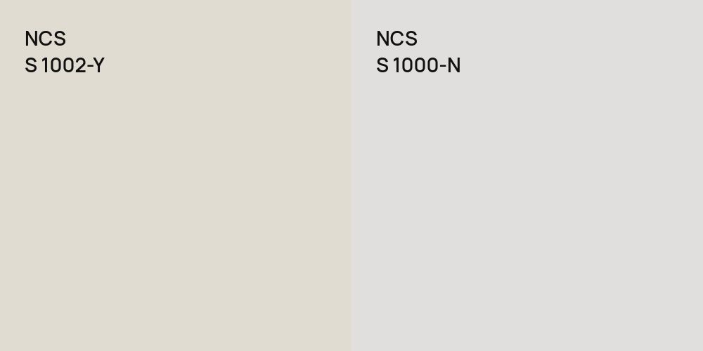 NCS S 1002-Y vs. NCS S 1000-N