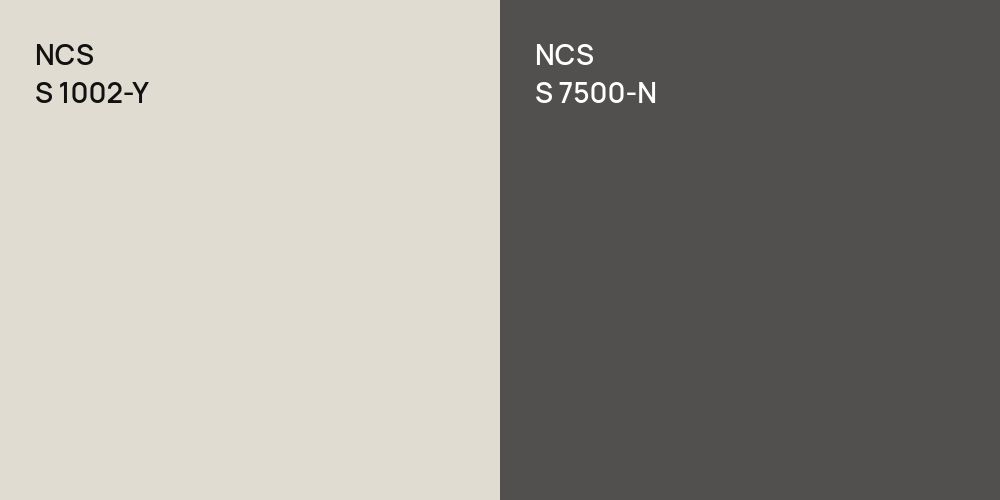 NCS S 1002-Y vs. NCS S 7500-N