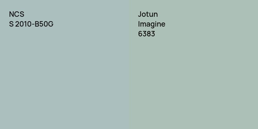 NCS S 2010-B50G vs. Jotun Imagine