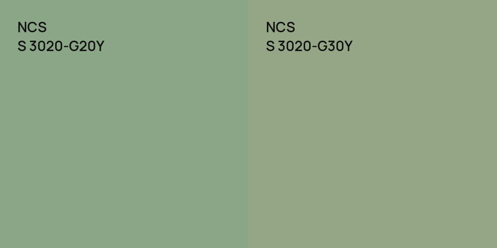 NCS S 3020-G20Y vs. NCS S 3020-G30Y