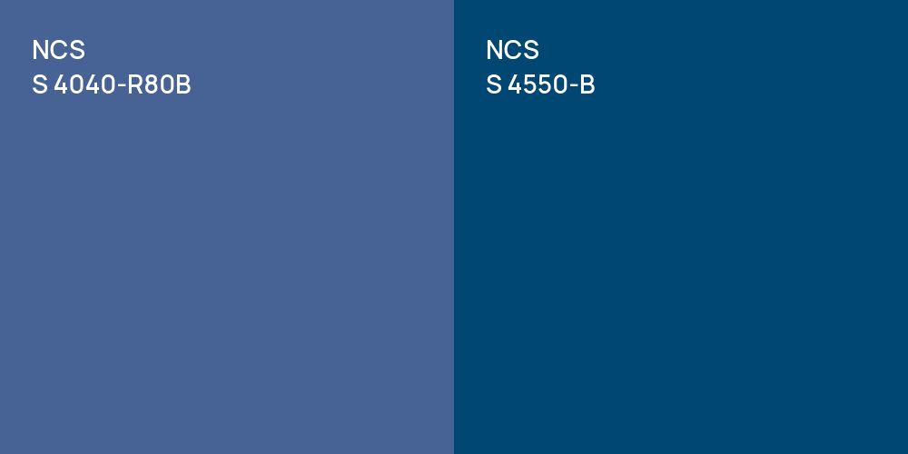 NCS S 4040-R80B vs. NCS S 4550-B