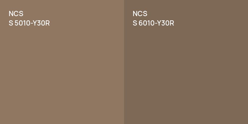 NCS S 5010-Y30R vs. NCS S 6010-Y30R