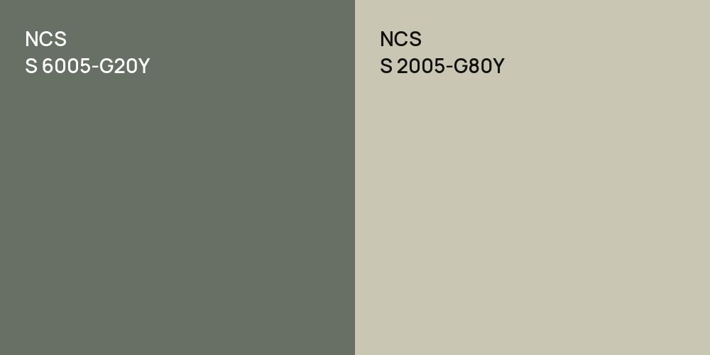 NCS S 6005-G20Y vs. NCS S 2005-G80Y