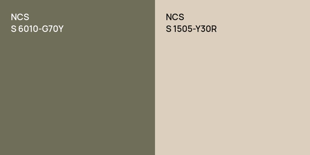 NCS S 6010-G70Y vs. NCS S 1505-Y30R