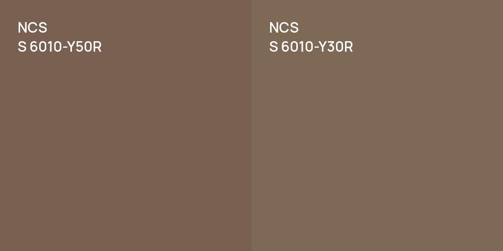 NCS S 6010-Y50R vs. NCS S 6010-Y30R