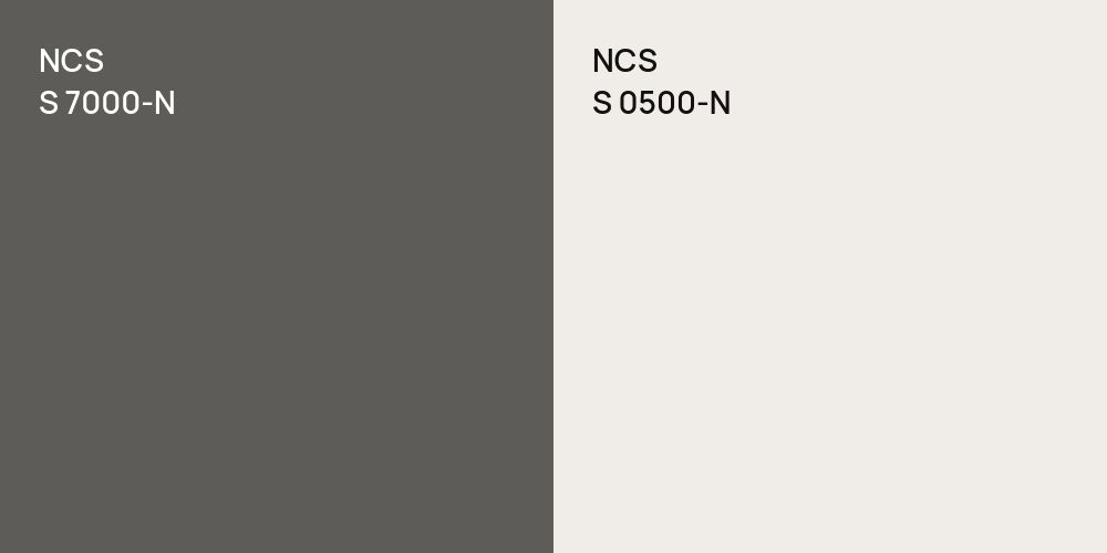 NCS S 7000-N vs. NCS S 0500-N