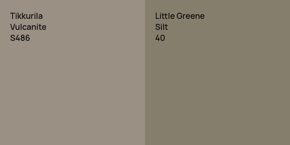 Tikkurila Vulcanite vs. Little Greene Silt