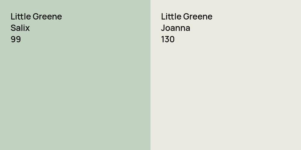 Little Greene Salix vs. Little Greene Joanna