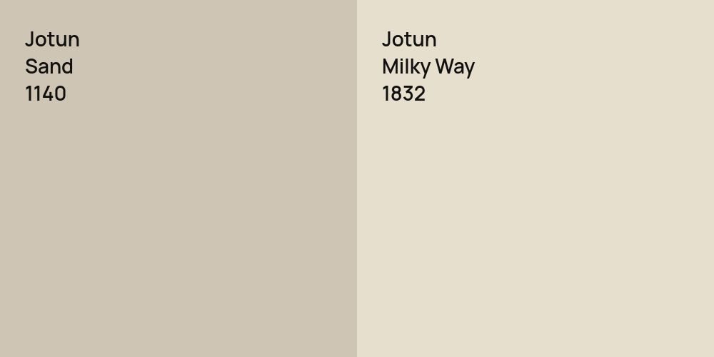 Jotun Sand vs. Jotun Milky Way