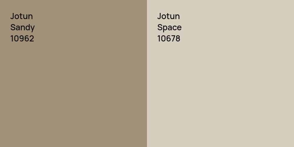 Jotun Sandy vs. Jotun Space