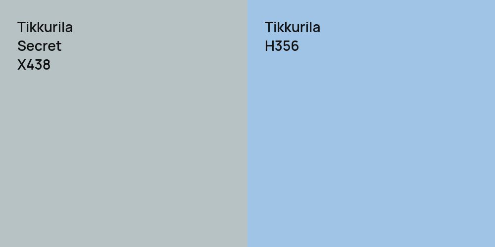 Tikkurila Secret vs. Tikkurila H356