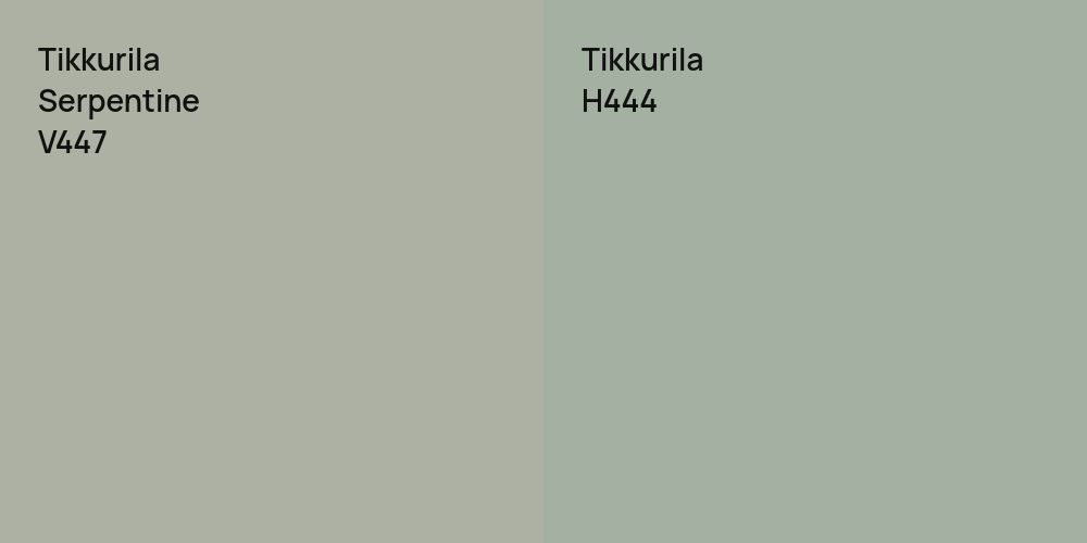 Tikkurila Serpentine vs. Tikkurila H444