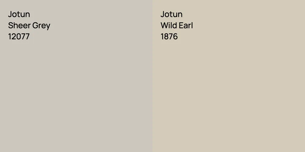 Jotun Sheer Grey vs. Jotun Wild Earl