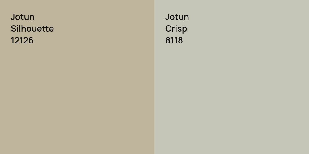 Jotun Silhouette vs. Jotun Crisp