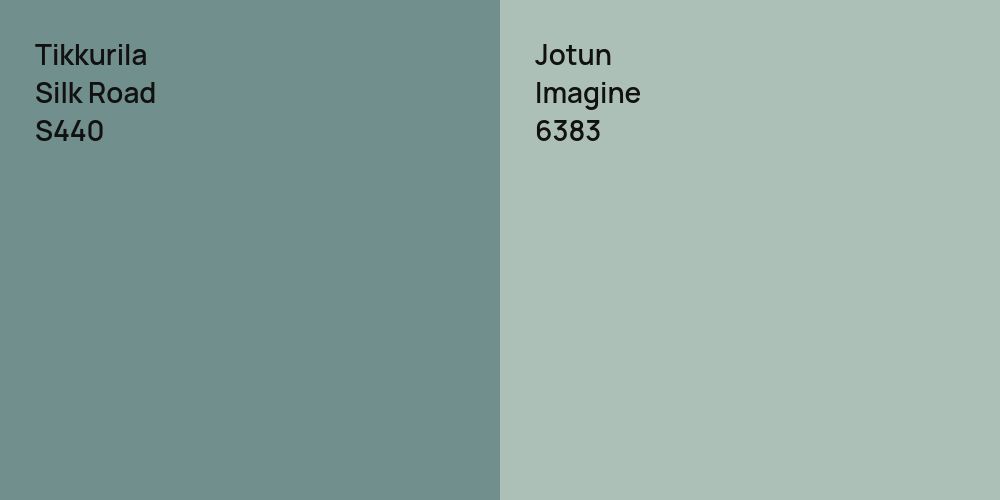 Tikkurila Silk Road vs. Jotun Imagine