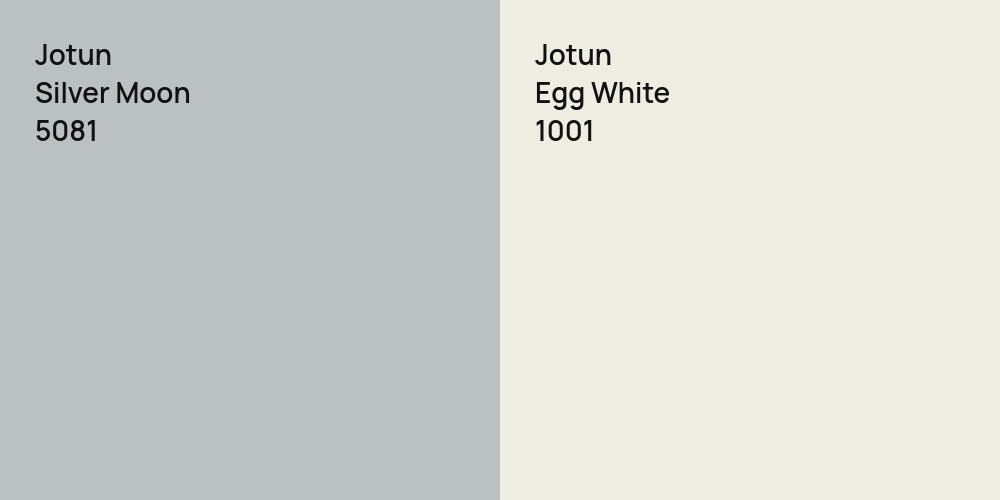 Jotun Silver Moon vs. Jotun Egg White