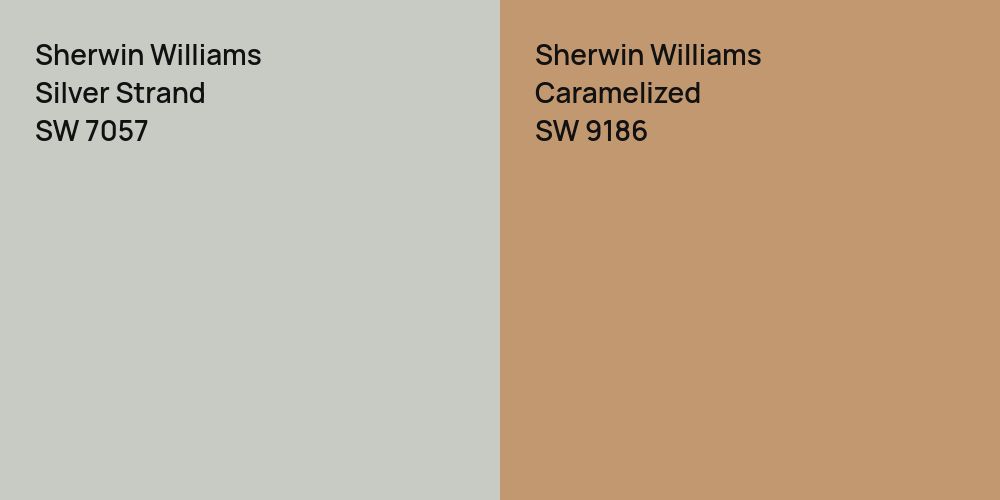 Sherwin Williams Silver Strand vs. Sherwin Williams Caramelized