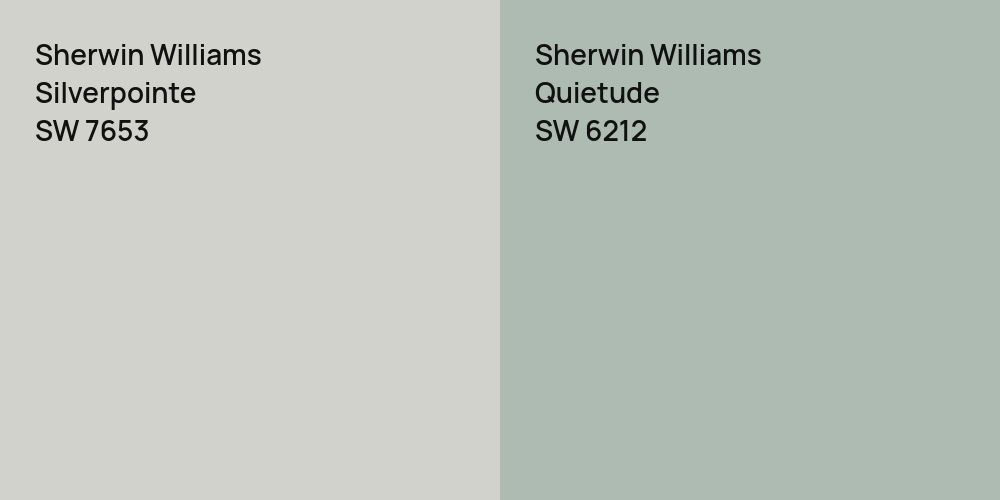 Sherwin Williams Silverpointe vs. Sherwin Williams Quietude