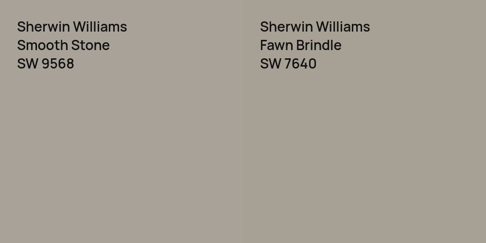 Sherwin Williams Smooth Stone vs. Sherwin Williams Fawn Brindle