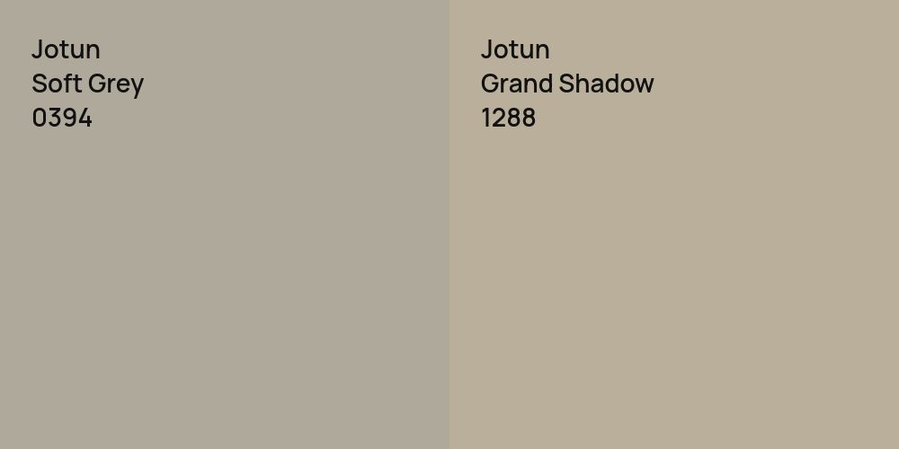 Jotun Soft Grey vs. Jotun Grand Shadow