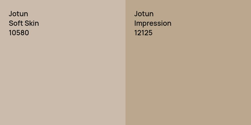 Jotun Soft Skin vs. Jotun Impression