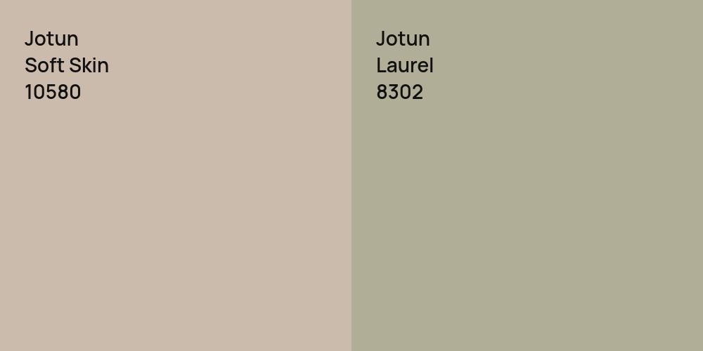 Jotun Soft Skin vs. Jotun Laurel