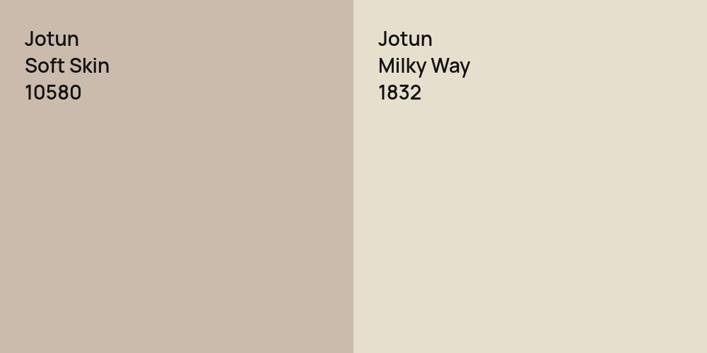 Jotun Soft Skin vs. Jotun Milky Way