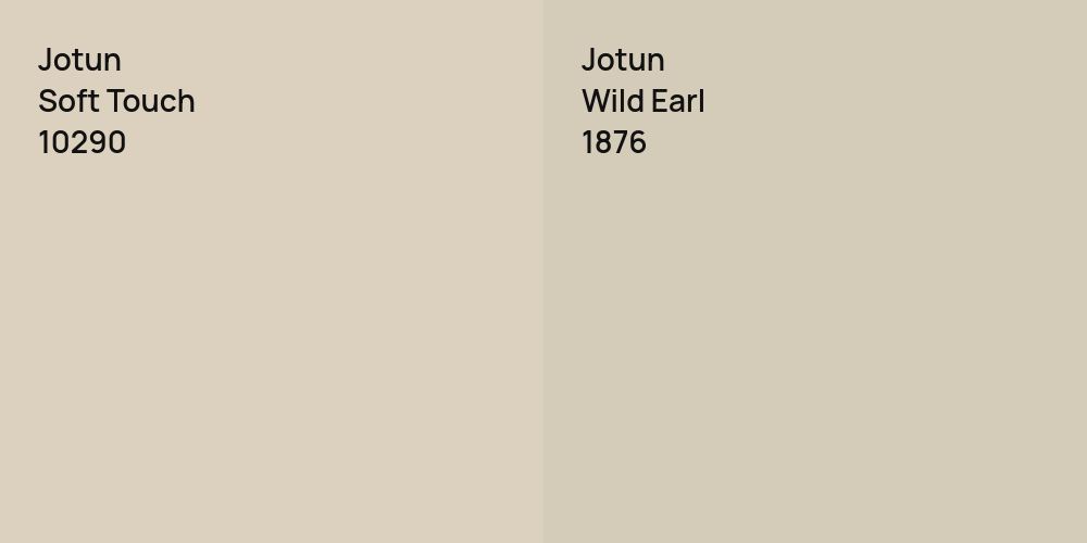 Jotun Soft Touch vs. Jotun Wild Earl