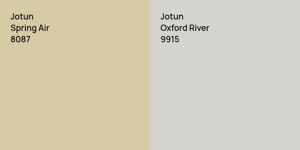 Jotun Spring Air vs. Jotun Oxford River