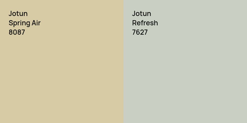 Jotun Spring Air vs. Jotun Refresh