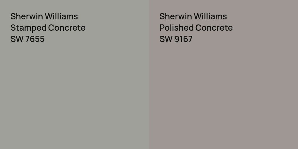 Sherwin Williams Stamped Concrete vs. Sherwin Williams Polished Concrete