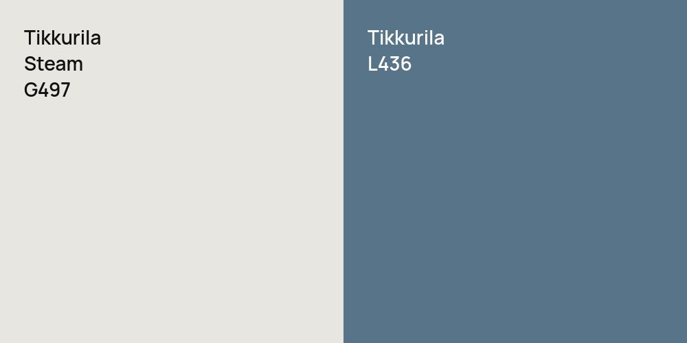 Tikkurila Steam vs. Tikkurila L436