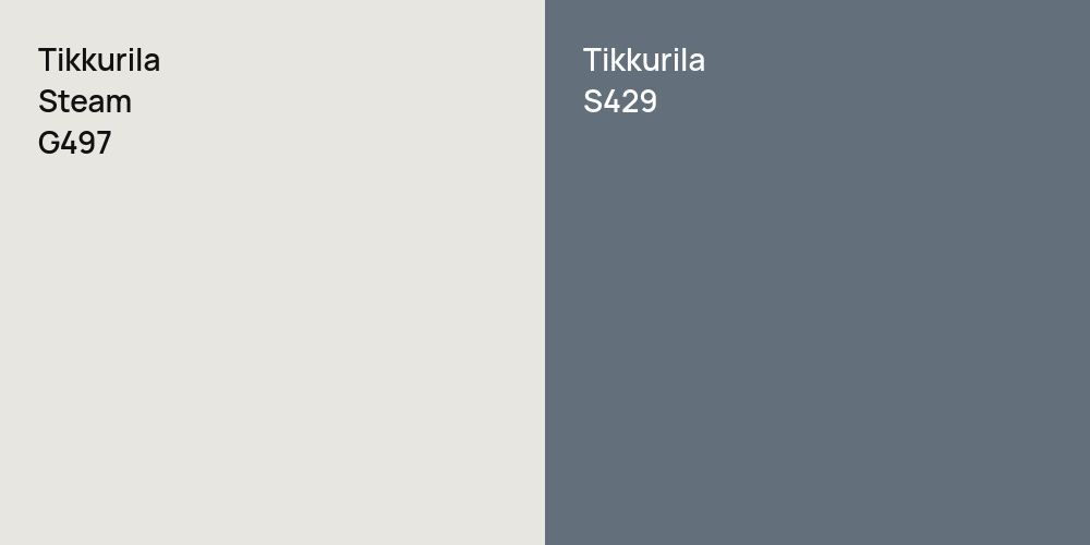 Tikkurila Steam vs. Tikkurila S429