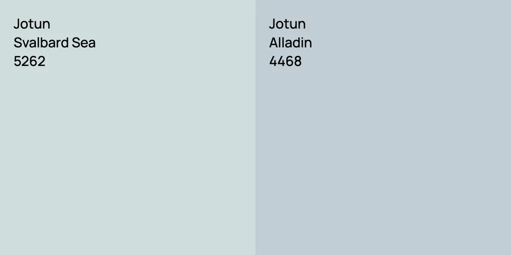 Jotun Svalbard Sea vs. Jotun Alladin