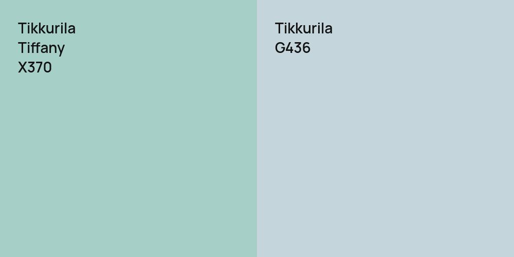 Tikkurila Tiffany vs. Tikkurila G436