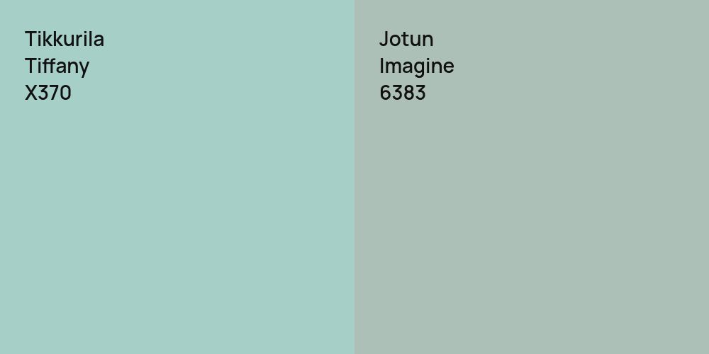 Tikkurila Tiffany vs. Jotun Imagine