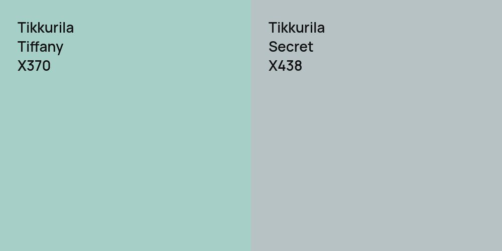 Tikkurila Tiffany vs. Tikkurila Secret