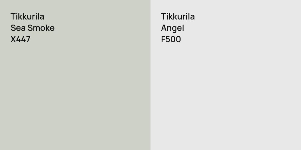 Tikkurila Sea Smoke vs. Tikkurila Angel