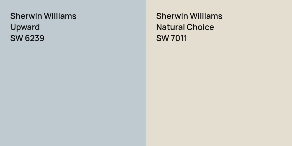 Sherwin Williams Upward vs. Sherwin Williams Natural Choice