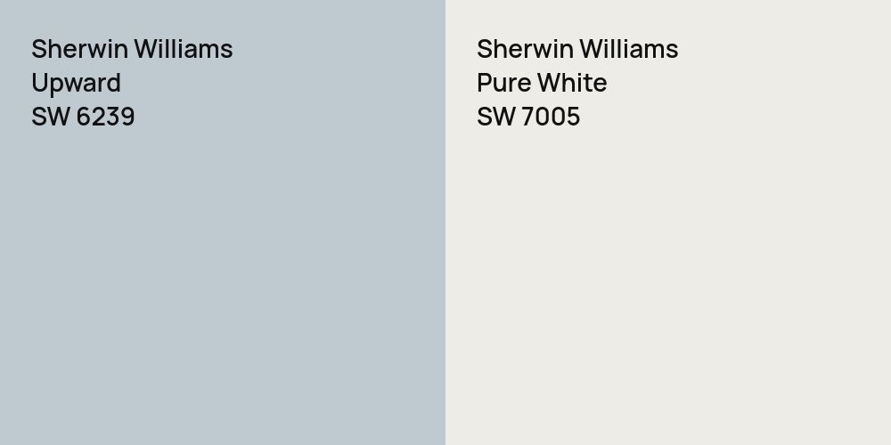 Sherwin Williams Upward vs. Sherwin Williams Pure White