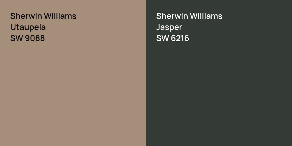 Sherwin Williams Utaupeia vs. Sherwin Williams Jasper